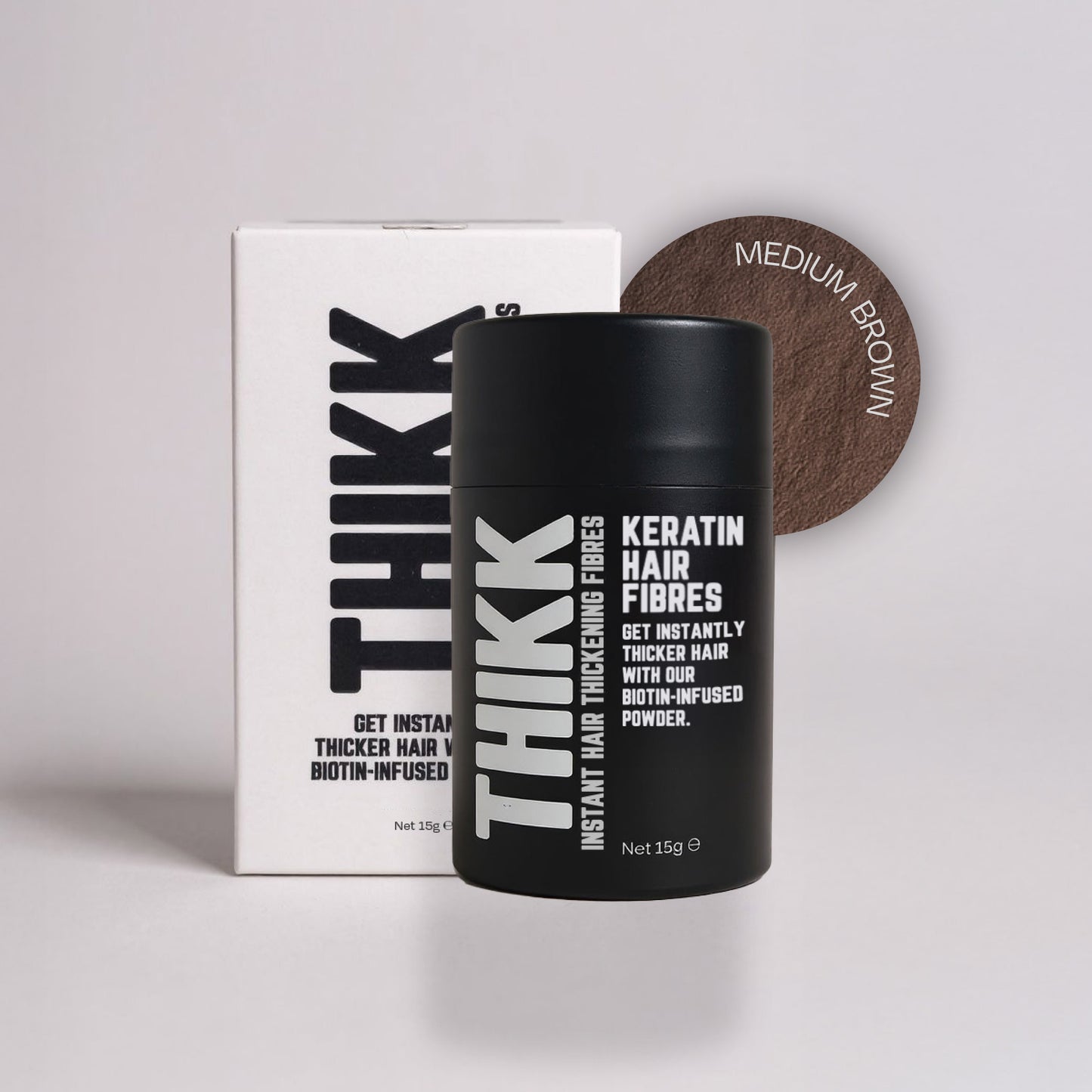 THIKK Keratin Hair Thickening Fibres