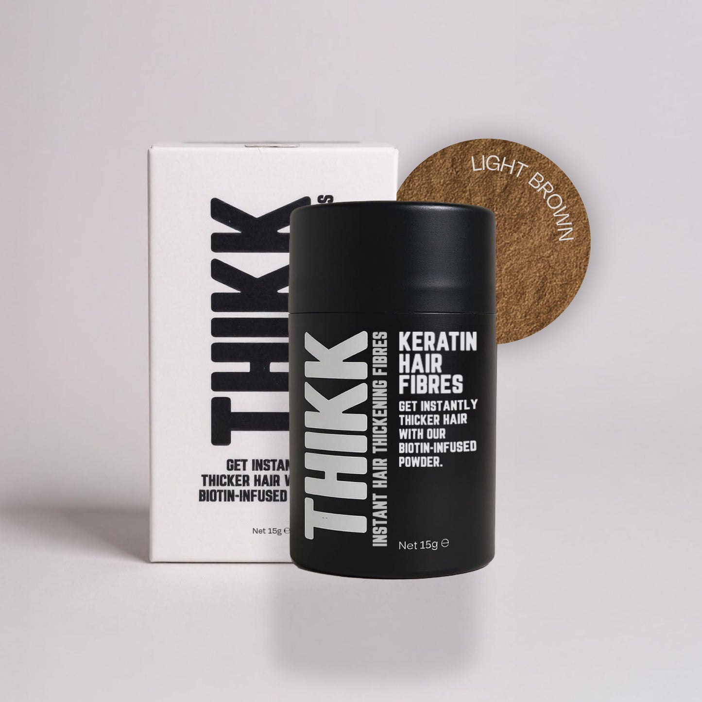 THIKK Keratin Hair Thickening Fibres