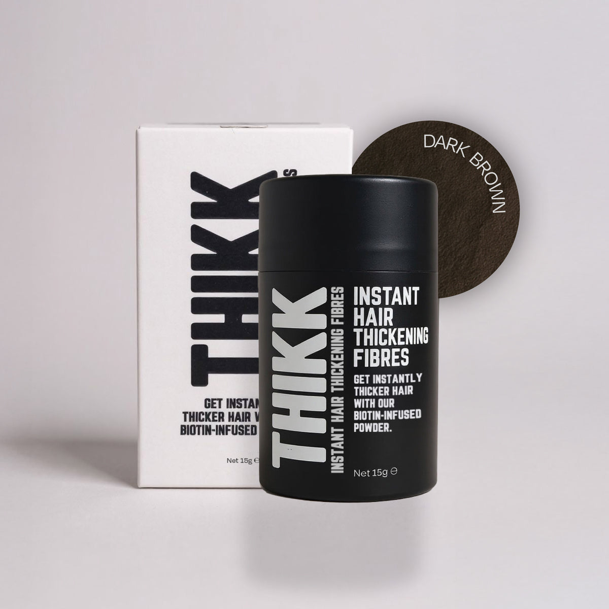 THIKK Keratin Hair Thickening Fibres with Biotin