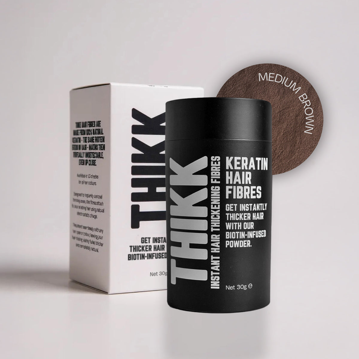 THIKK Keratin Hair Thickening Fibres with Biotin