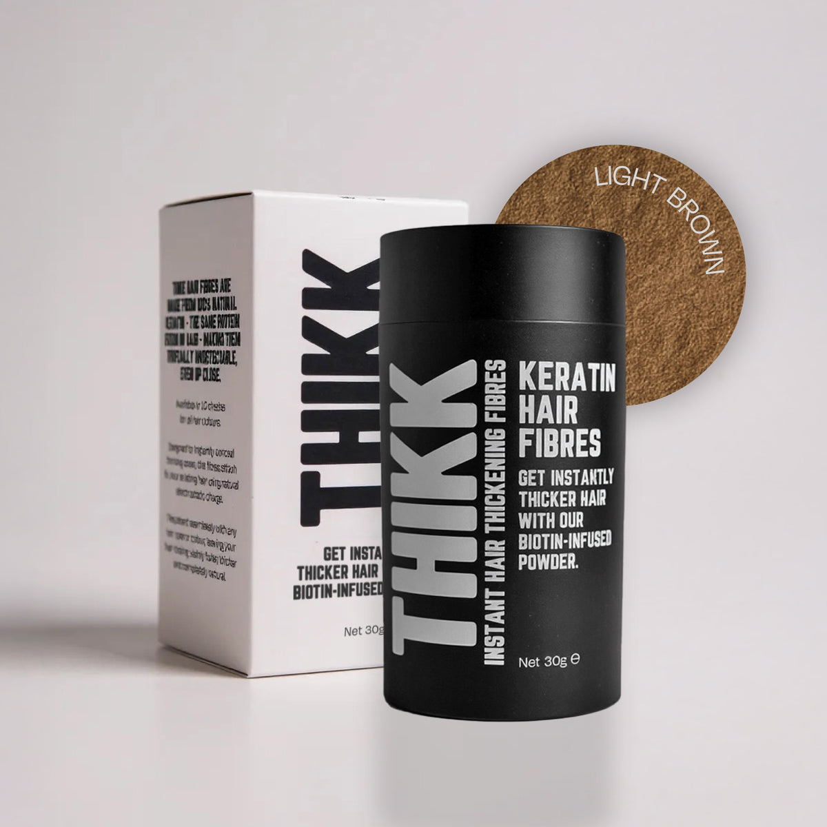 THIKK Keratin Hair Thickening Fibres with Biotin