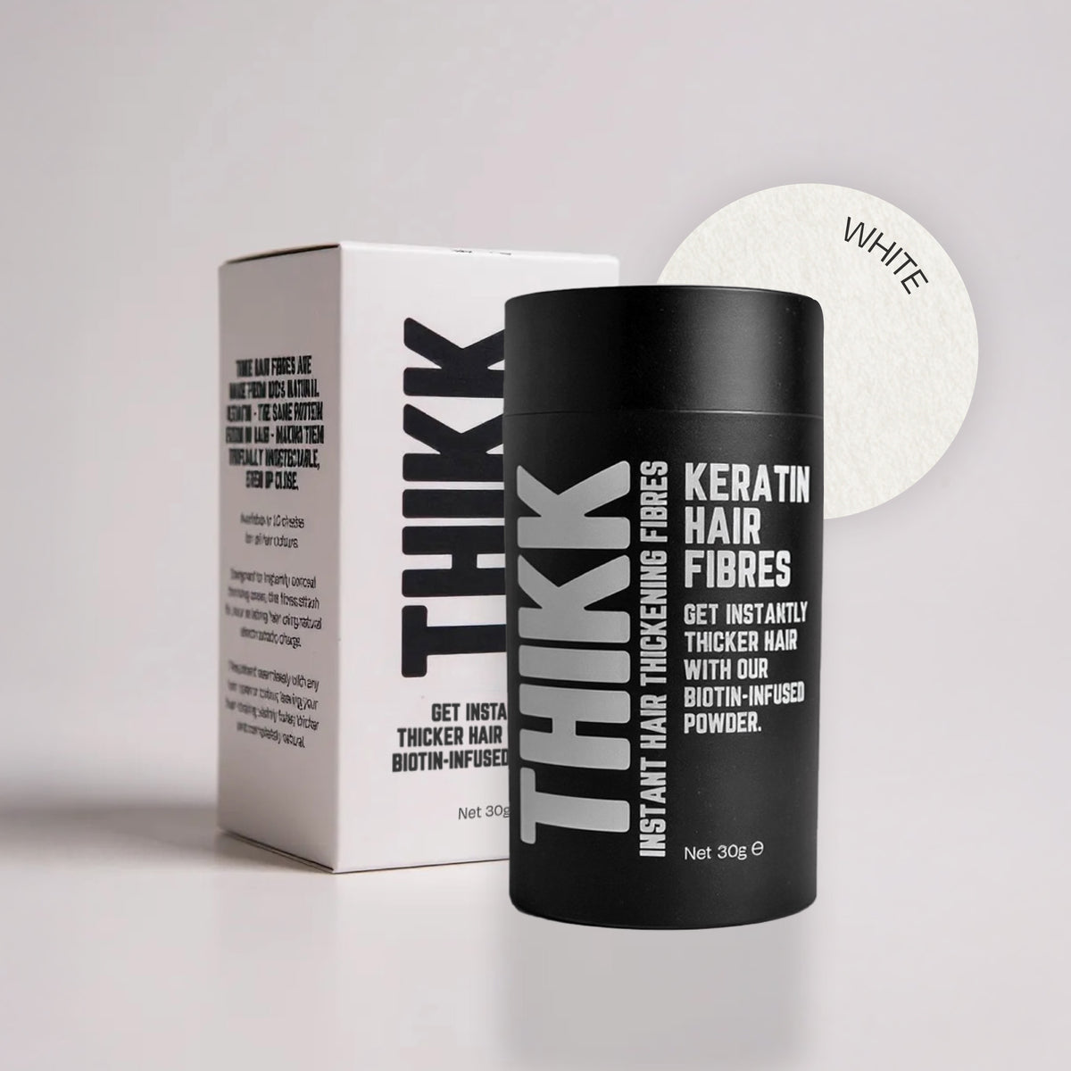 THIKK Keratin Hair Thickening Fibres with Biotin