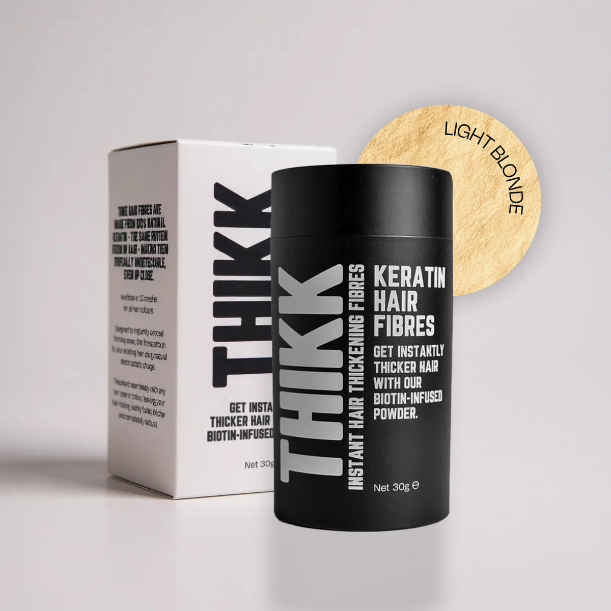 THIKK Keratin Hair Thickening Fibres with Biotin