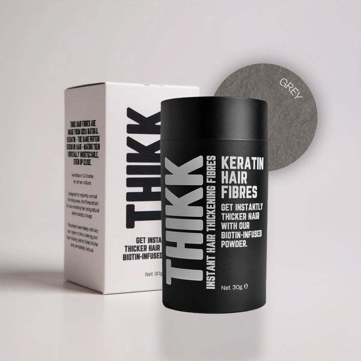 THIKK Keratin Hair Thickening Fibres with Biotin