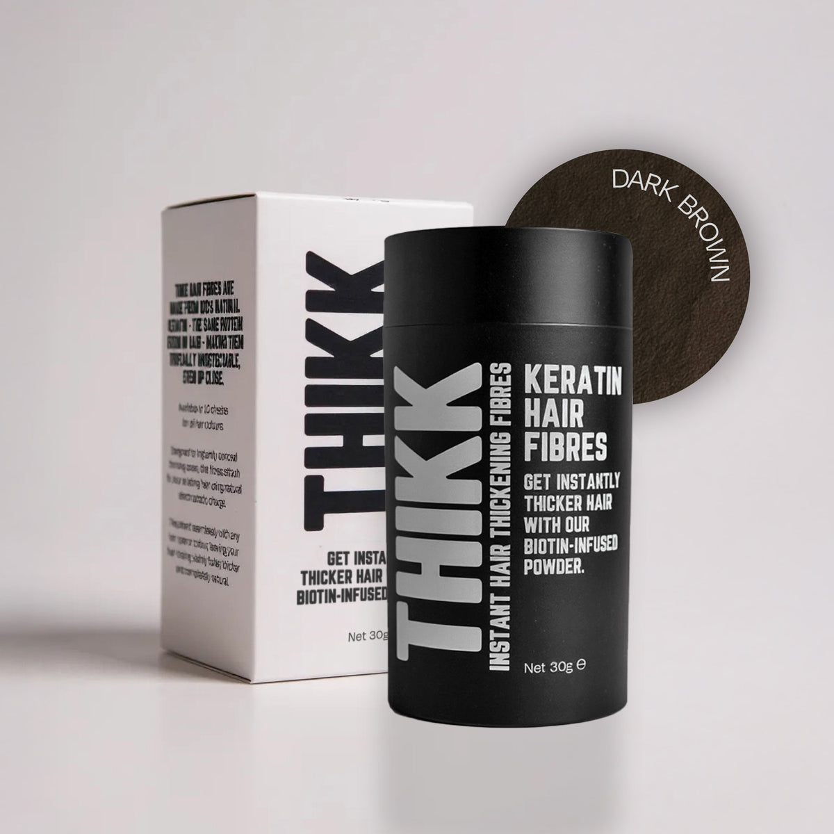 THIKK Keratin Hair Thickening Fibres with Biotin