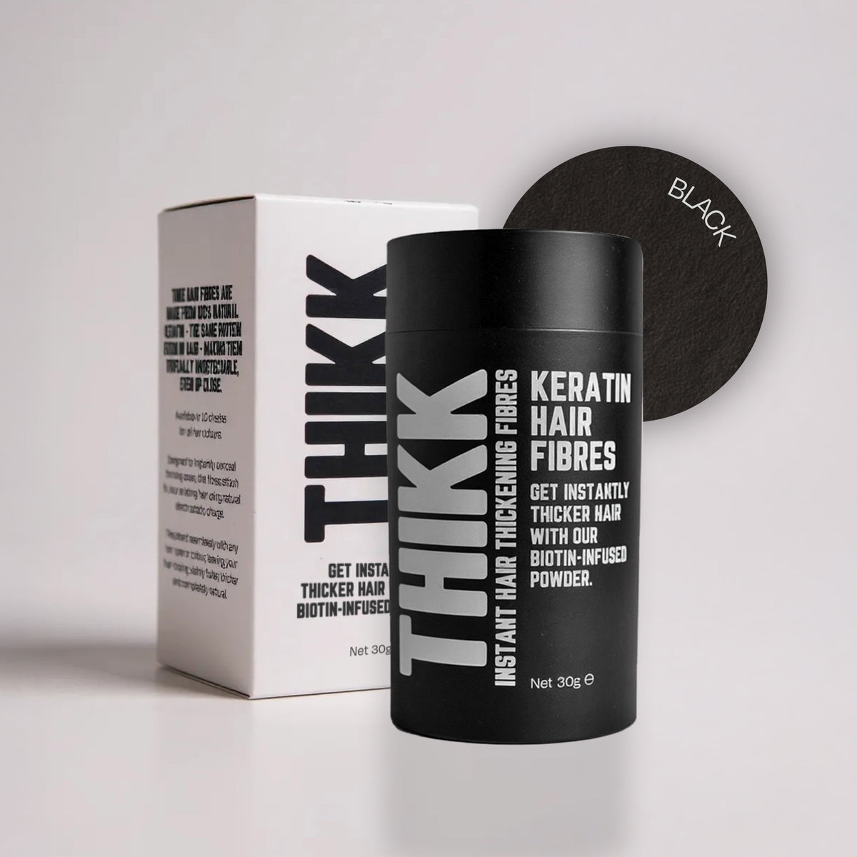 THIKK Keratin Hair Thickening Fibres with Biotin