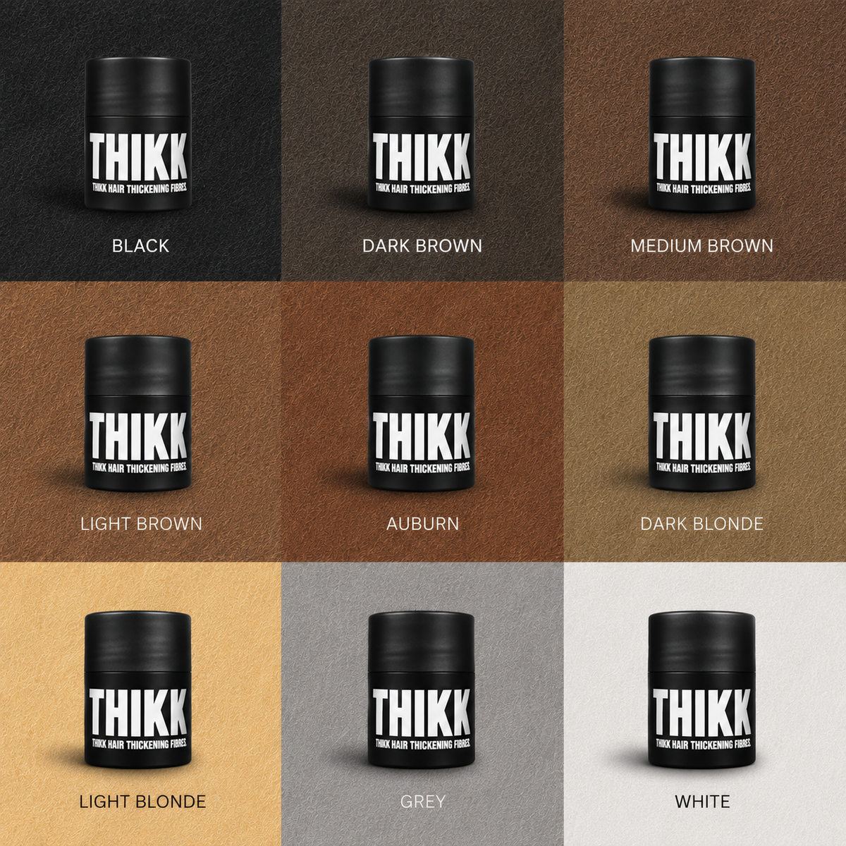 THIKK Keratin Hair Thickening Fibres with Biotin